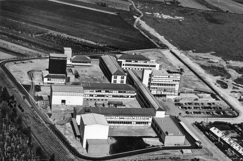 Le campus CNRS de Cronenbourg début 1960. © Département de physique corpusculaire/CNRS